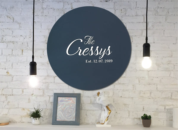 Wood wedding guestbook alternative, last name wood sign guest book, family name wood sign, anniversary, engagement, newlyweds gift, navy or select your colors