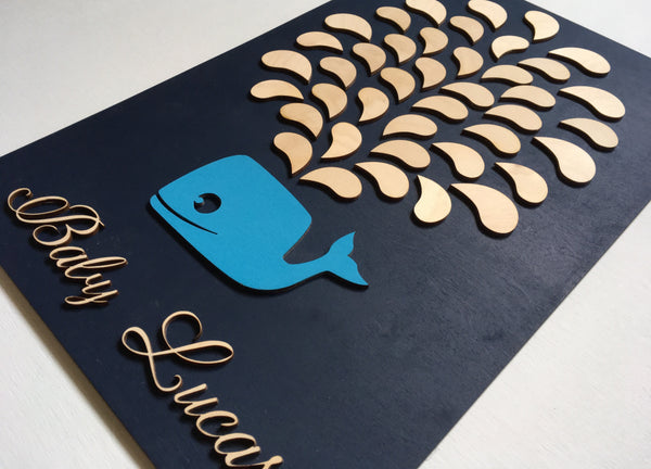 baby shower personalized guest book