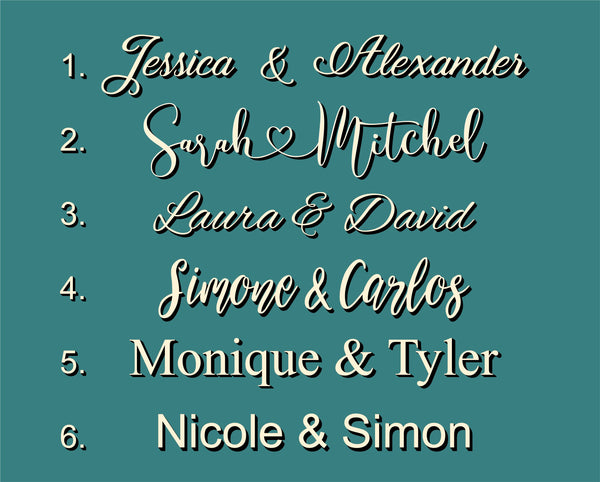 Magnetic guest book alternative, personalized wedding sign in with two trees coming as one, two families join - teal