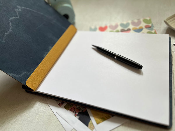 Quinceanearas Guest Book with Engraved Crown and Butterflies, Wood Personalized notebook album for Quinceañera, Sweet 16, Bat Mitzvah)