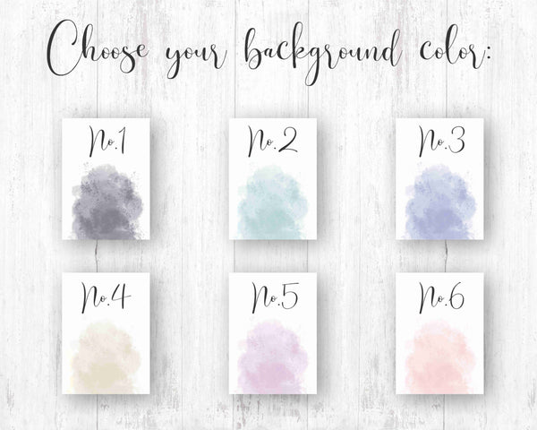 the background colors available to choose from