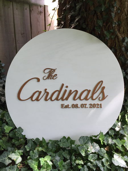 customize the backgrund color as well as the lettering color using our color samples and coordinate the colors with your wedding decor or home decor signyoustyle.com
