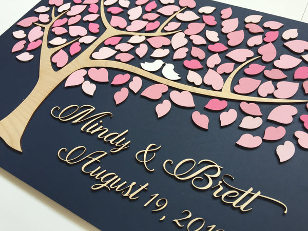 detail of guest book wedding alternative sign in made by signyoustyle.com 2019 collection