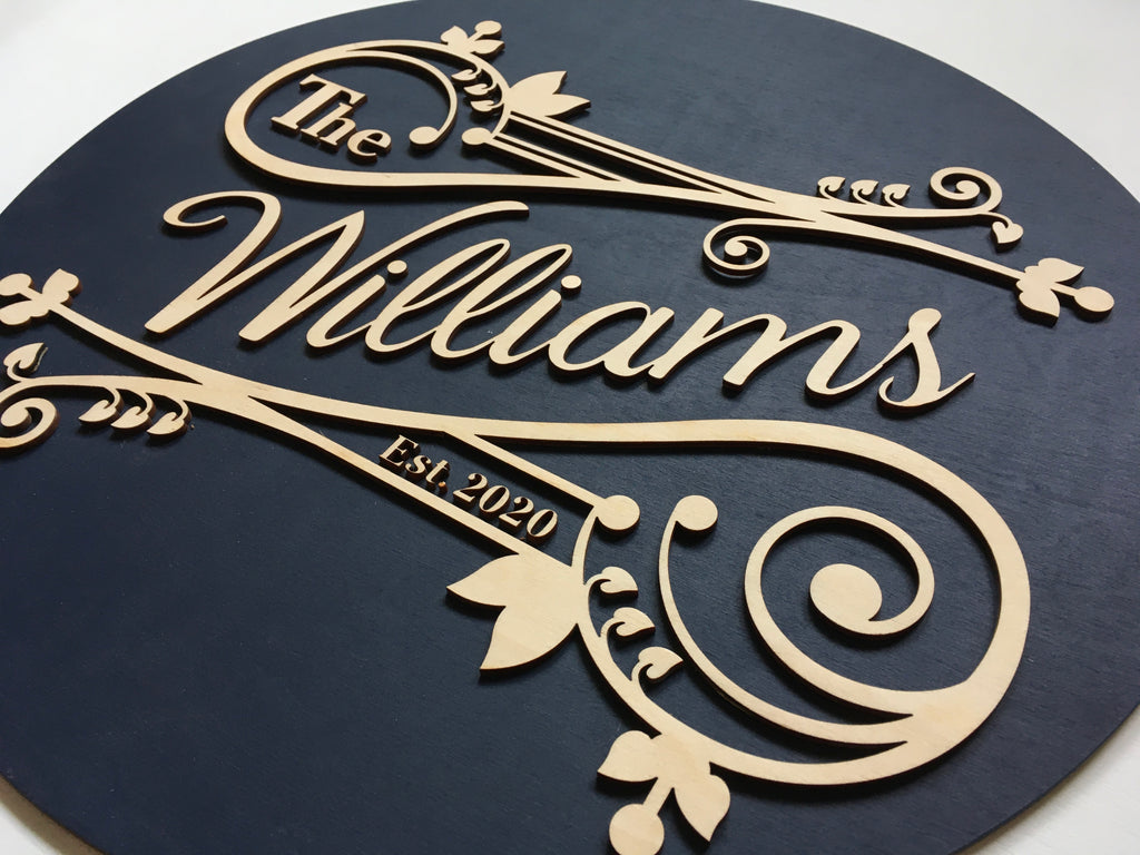 Personalized Name Signs Wood