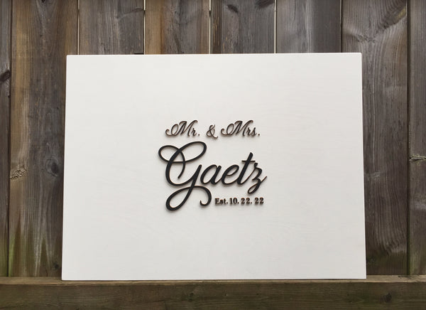 the sign can be displayed at the wedding and after signed by the guests it can be a home decor piece
