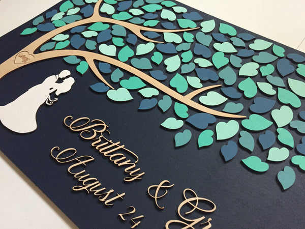 unique guest book with custom