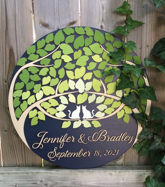  your names and date personalize the sign and make this a treasured keepsake